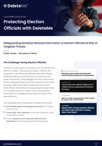 Protecting Election Officials with DeleteMe