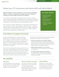 Protect your OT Environment with Vectra NDR and Vectra Match