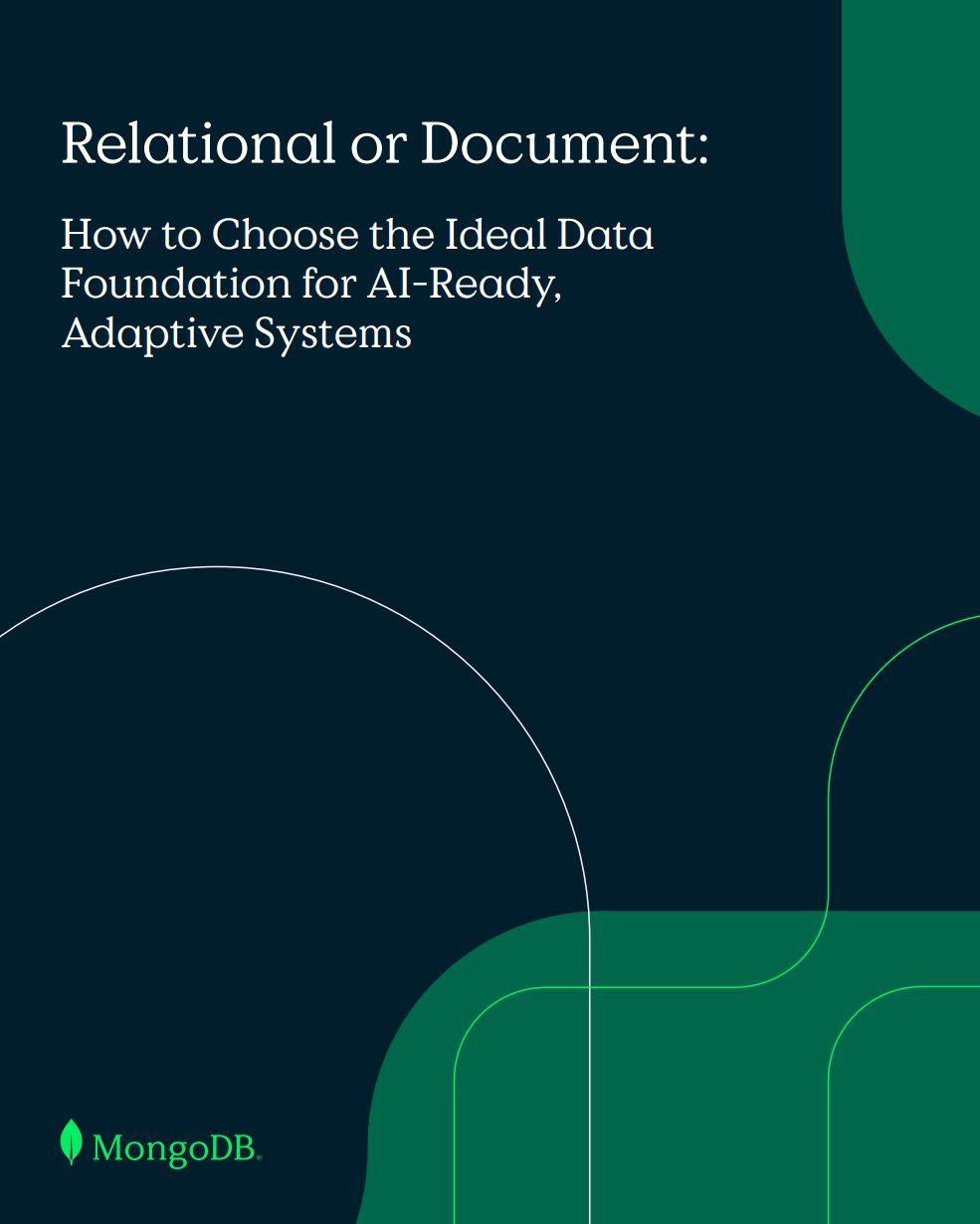 Relational or Document: How to Choose the Ideal Data Foundation for AI-Ready, Adaptive Systems