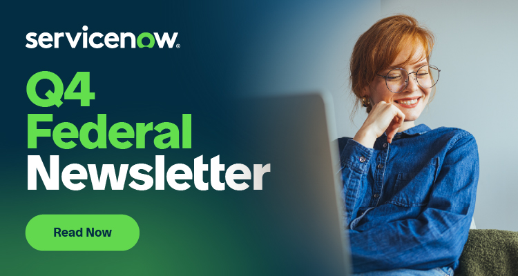 Read the Federal Newsletter from ServiceNow
