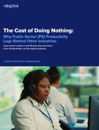 The Cost of Doing Nothing: Why Public Sector (PS) Productivity Lags Behind Other Industries.