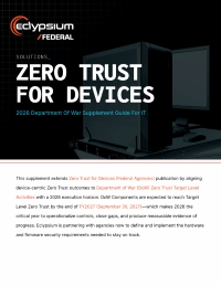 Zero Trust For Devices 2026 Department Of War Guide For IT