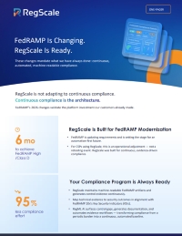 FedRAMP is Changing. RegScale is Ready.