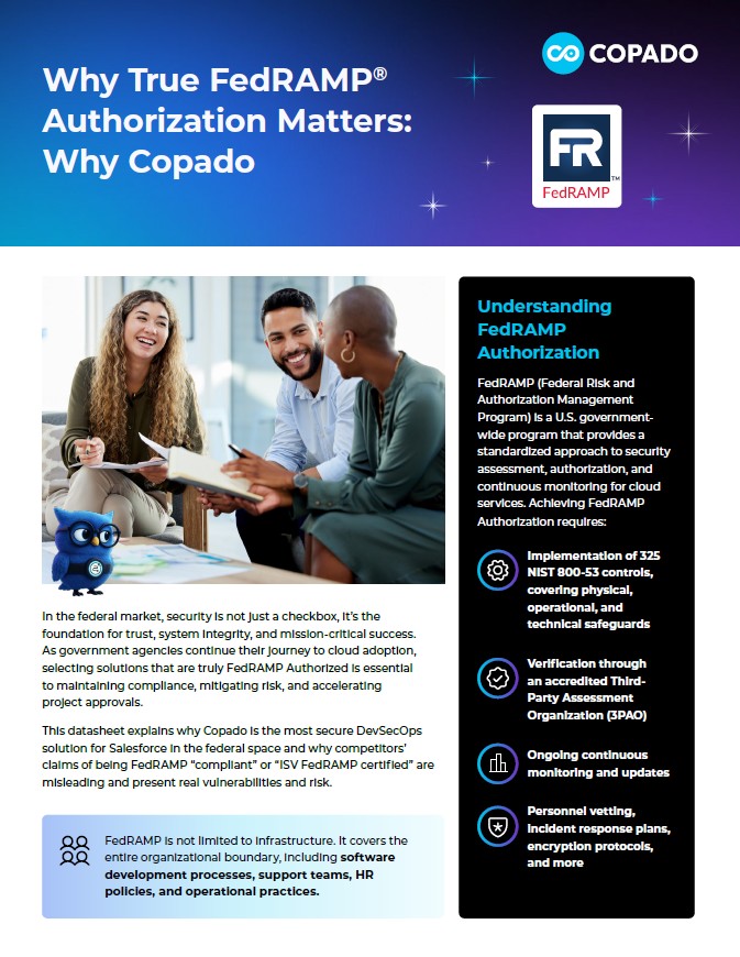 Why True FedRAMP® Authorization Matters: Why Copado