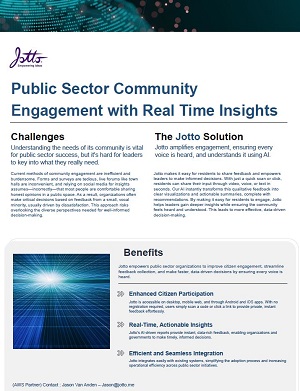 Public Sector Community Engagement with Real-Time Insights