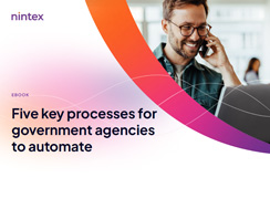 Five key processes for government agencies to automate