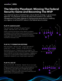 The Identity Playsheet: Winning the Federal Security Game and Becoming the MVP