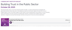Building Trust in the Public Sector