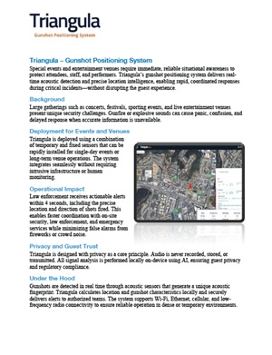 Gunshot Positioning System - Events