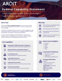 Federal Capability Statement