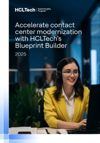 Accelerate contact center modernization with HCLTech’s Blueprint Builder