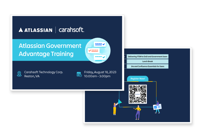 Atlassian Government Training Post Card