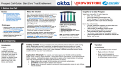 Prospect Call Guide: Start Zero Trust Enablement