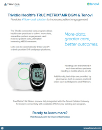 Trividia Health’s TRUE METRIX AIR BGM & Tenovi