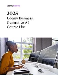 2025 Udemy Business Generative AI Course List