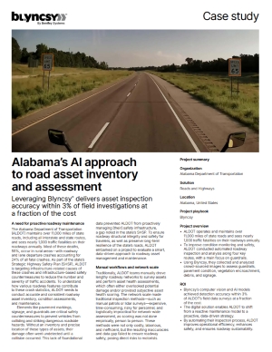Alabama’s AI Approach to Road Asset Inventory and Management