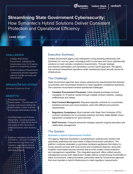 Streamlining State Government Cybersecurity