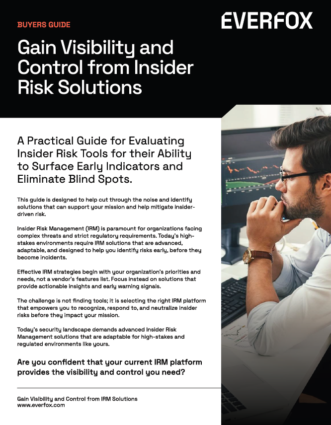 Gain Visibility and Control from Insider Risk Solutions