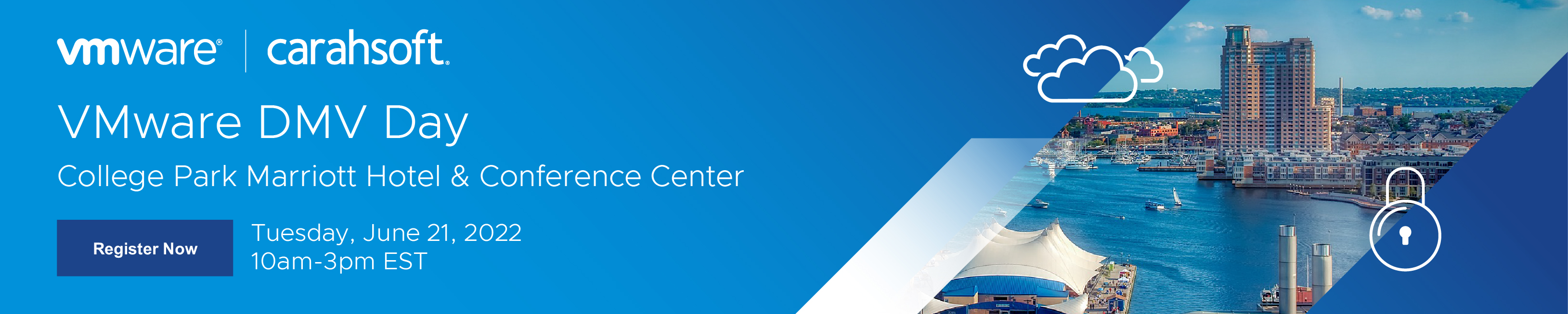 Register for VMware DMV Day, a SLED event, in College Park Maryland