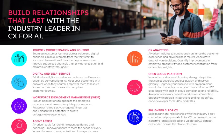 Customer experience platform with CXone