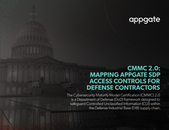 CMMC 2.0: Mapping Appgate SDP Access Controls for Defense Contractors