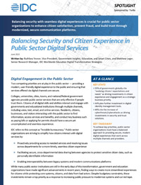 Balancing Security and Citizen Experience in Public Sector Digital Services