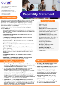 Capability Statement