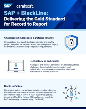 SAP + BlackLine: Delivering the Gold Standard for Record to Report Webinar Digest - A&D Edition