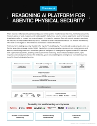 Reasoning AI Platform For Agentic Physical Security