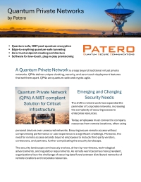 Quantum Private Networks
