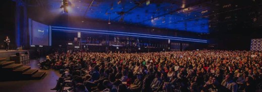 Stage with audience