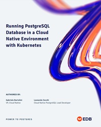 Running PostgreSQL Database in a Cloud Native Environment with Kubernetes
