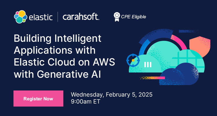 Building Intelligent Applications with Elastic Cloud on AWS with Generative AI Event Banner