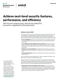 Achieve Next-Level Security Features, Performance, and Efficiency