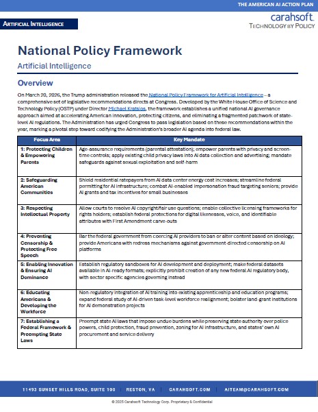 National Policy Framework