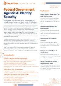 Federal Government Agentic AI Security