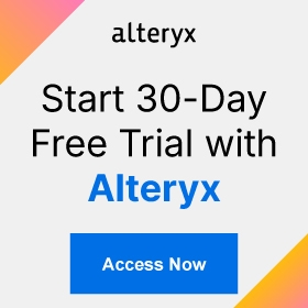 Free 30 Day Trial - Alteryx