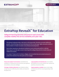 ExtraHop RevealX for Education