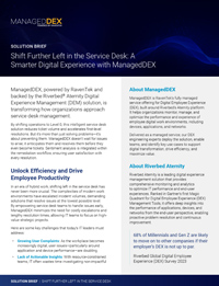 Shift Further Left in the Service Desk: A Smarter Digital Experience with ManagedDEX