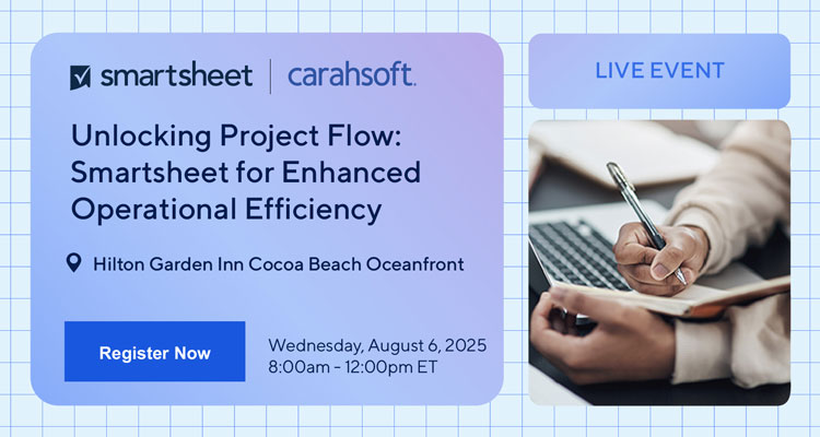 Register to attend this Smartsheet workshop focused on enhancing operational efficiency