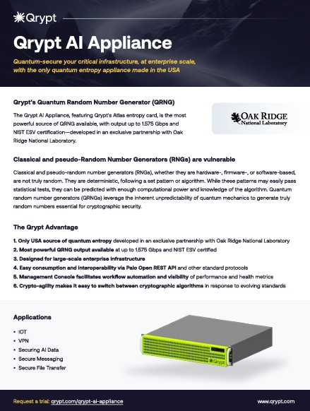 Qrypt AI Appliance