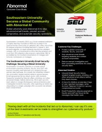 Southeastern University Secures a Global Community with Abnormal AI