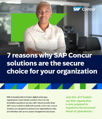7 reasons why SAP Concur solutions are the secure choice for your organization