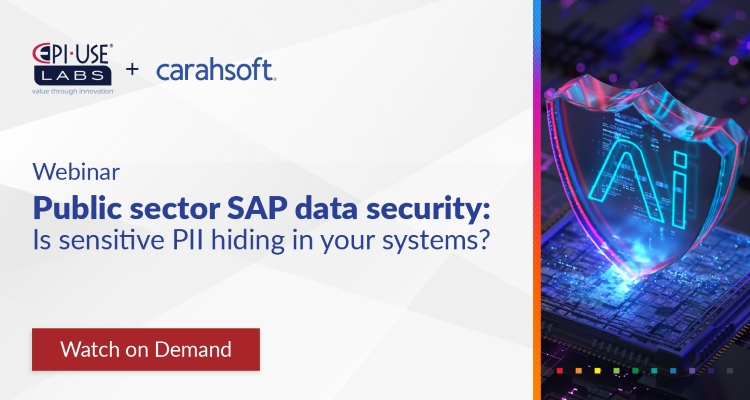 Public sector SAP data security - Event Banner
