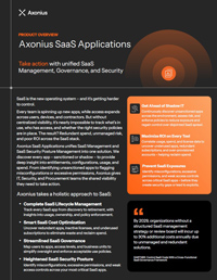 Axonius SaaS Applications