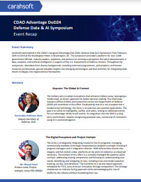 CDAO Advantage DoD24 Defense Data & AI Symposium