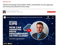 Industry Exchange Cloud 2024: SAP’s Joe Ditchett on how agencies can move procurement to the cloud