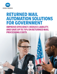 Returned Mail Automation Solutions for Government