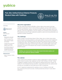 Palo Alto Unified School District Protects Student Data with YubiKeys