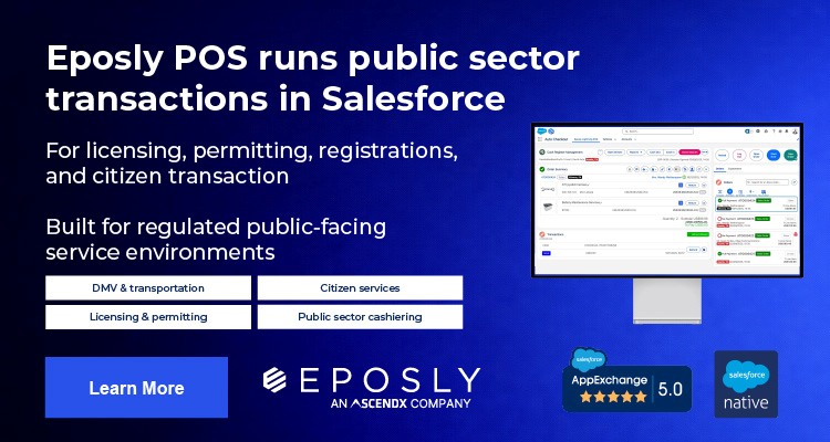 Eposly POS Runs Public Sector Transactions in Salesforce